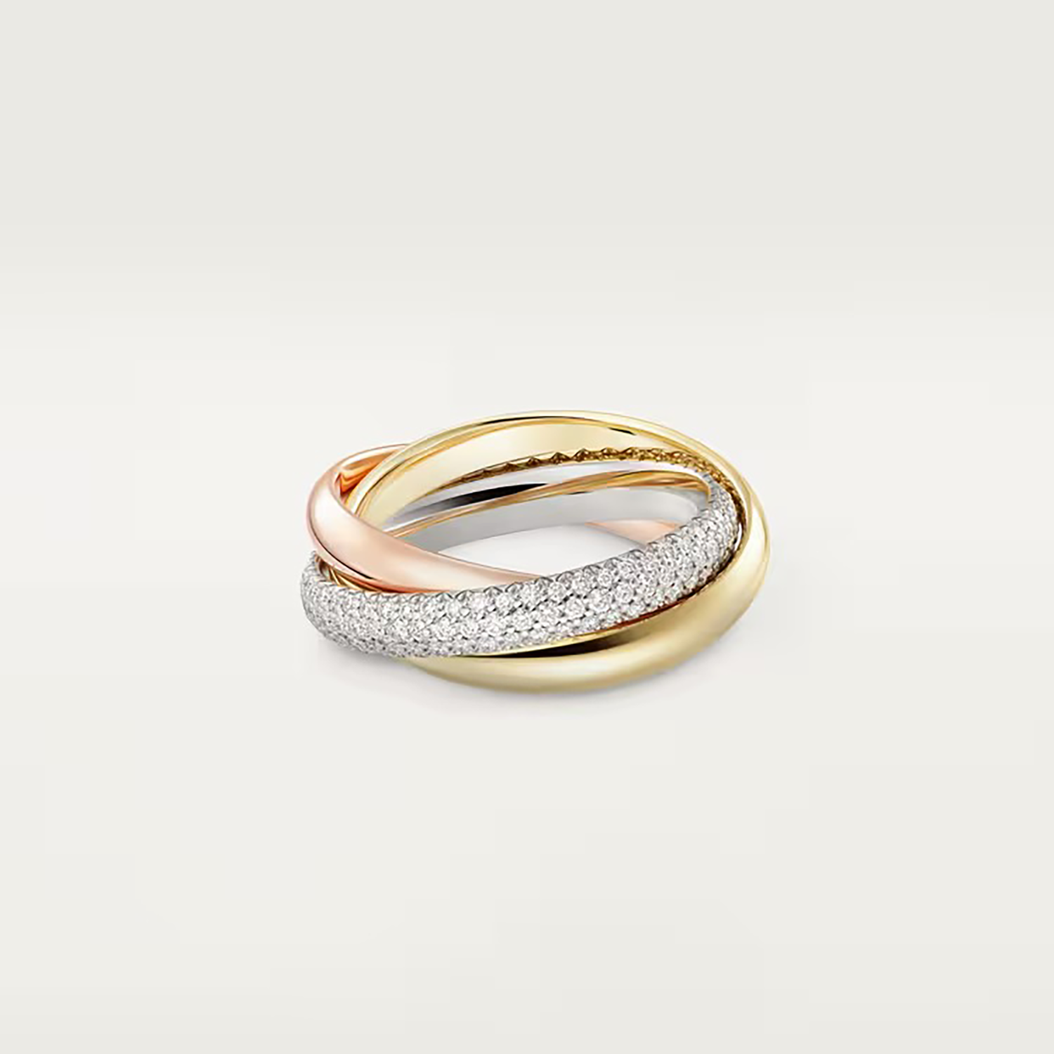 CLASSIC TRINITY RING DIAMONDS