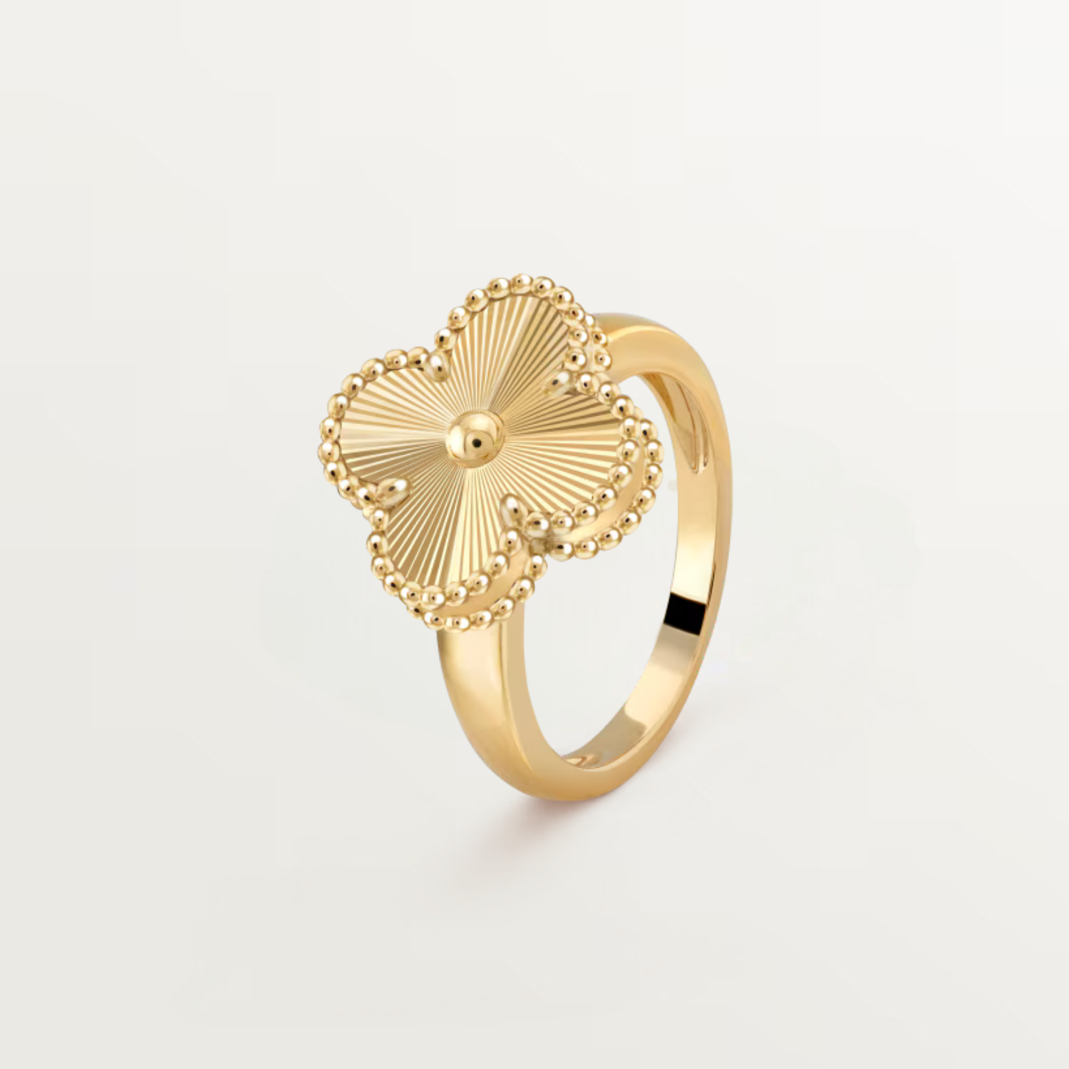 VINTAGE ALHAMBRA RING, YELLOW GOLD