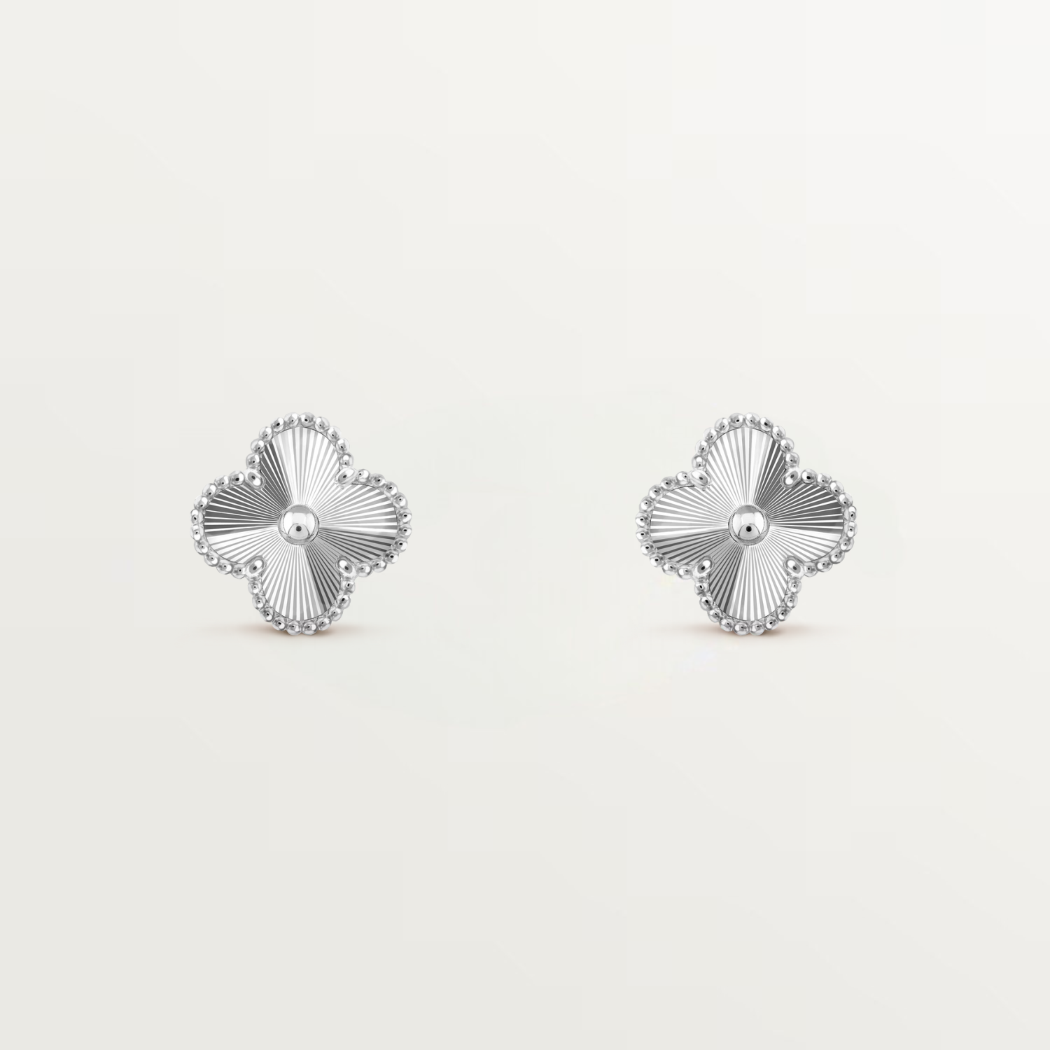 VINTAGE ALHAMBRA EARRINGS, WHITE GOLD